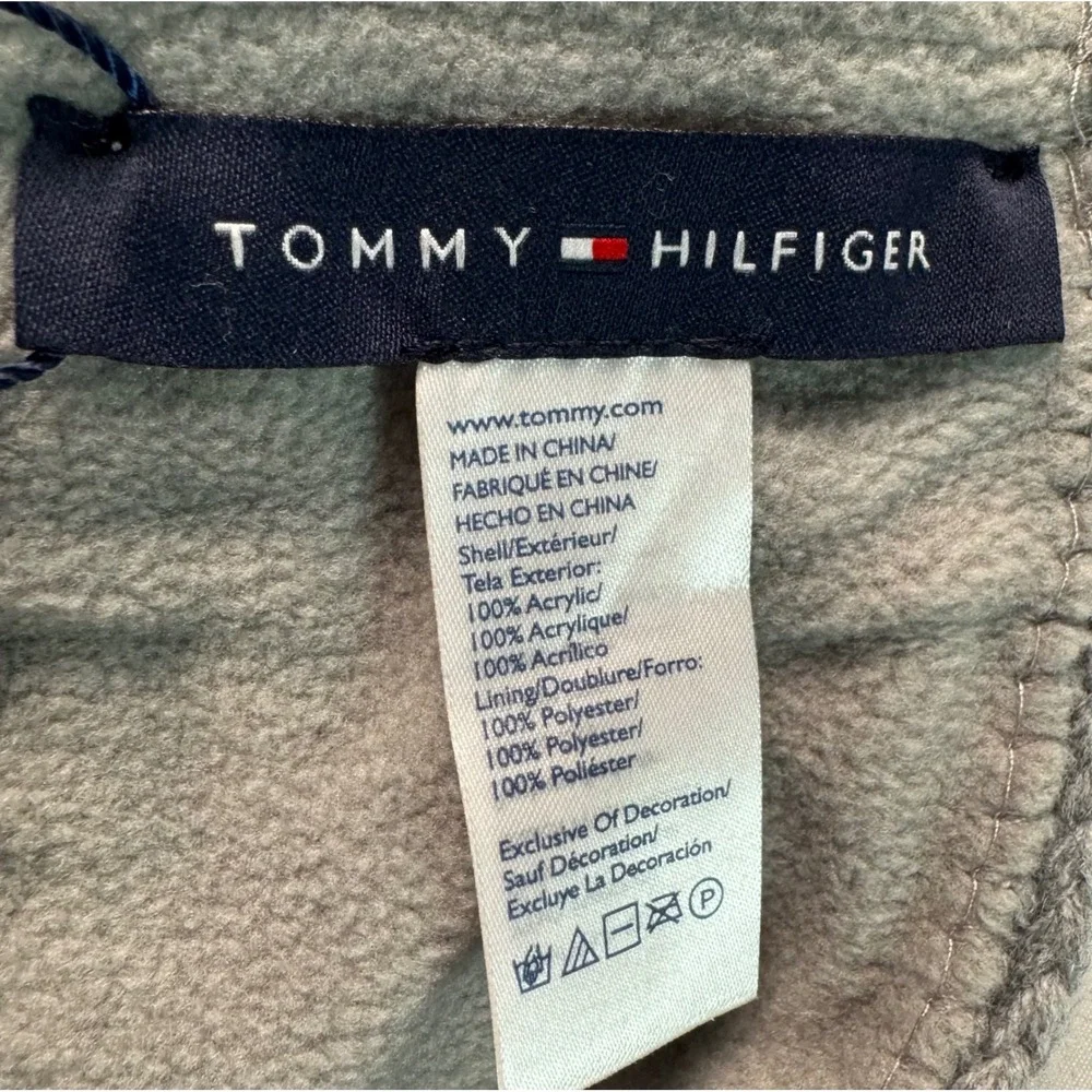 Tommy Hilfiger Gray Cable Knit Fleece Lined Headband Ear Warmer